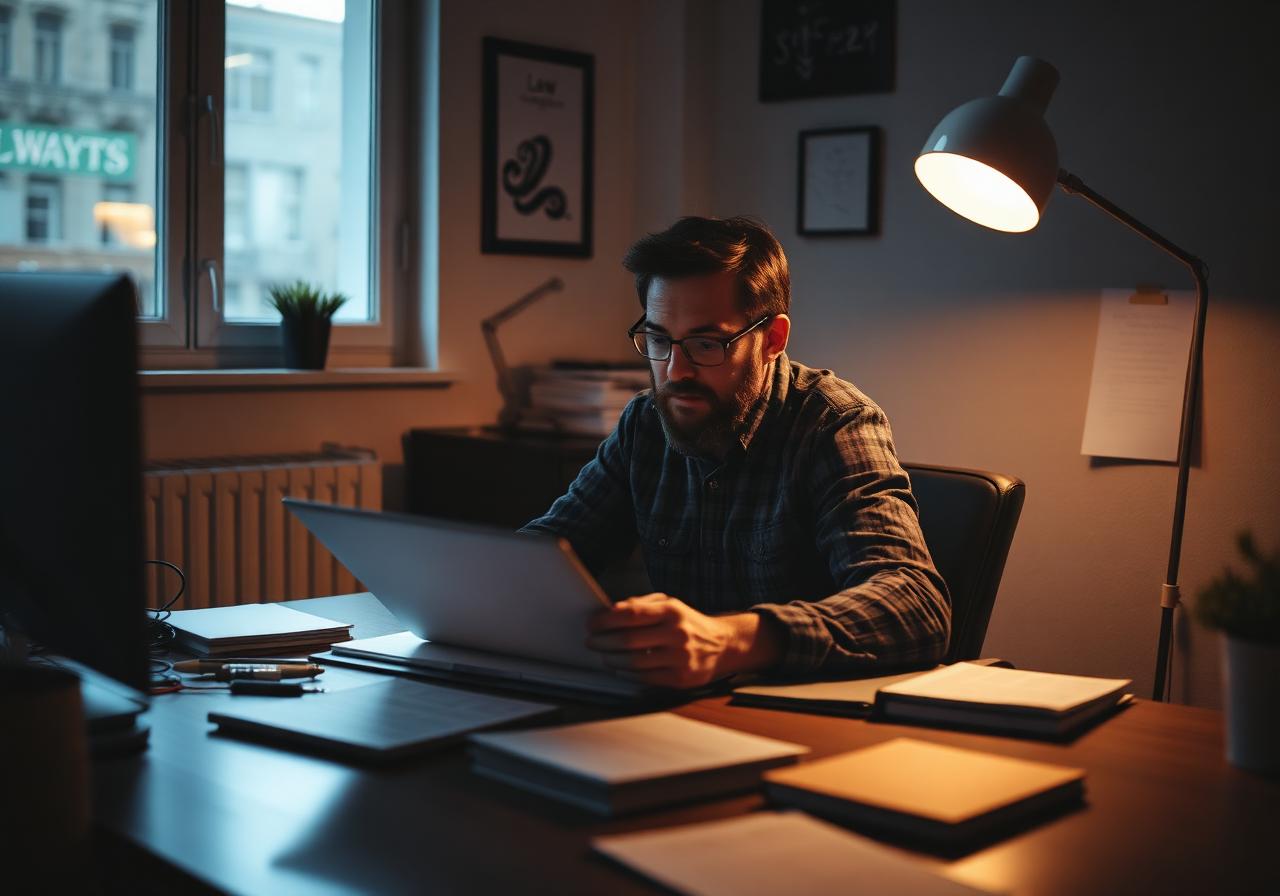 Founder planning growth strategy for legal practices
