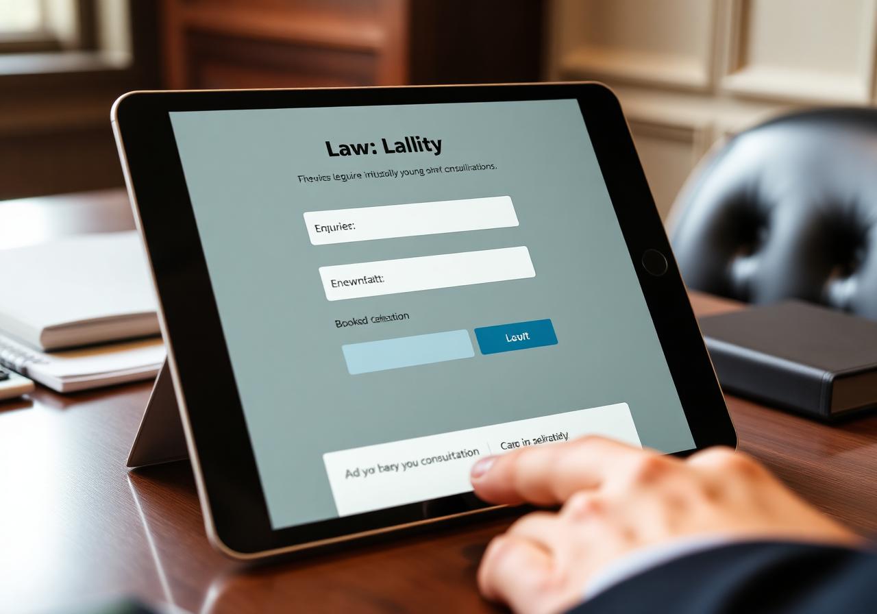 Responsive law firm website design across devices