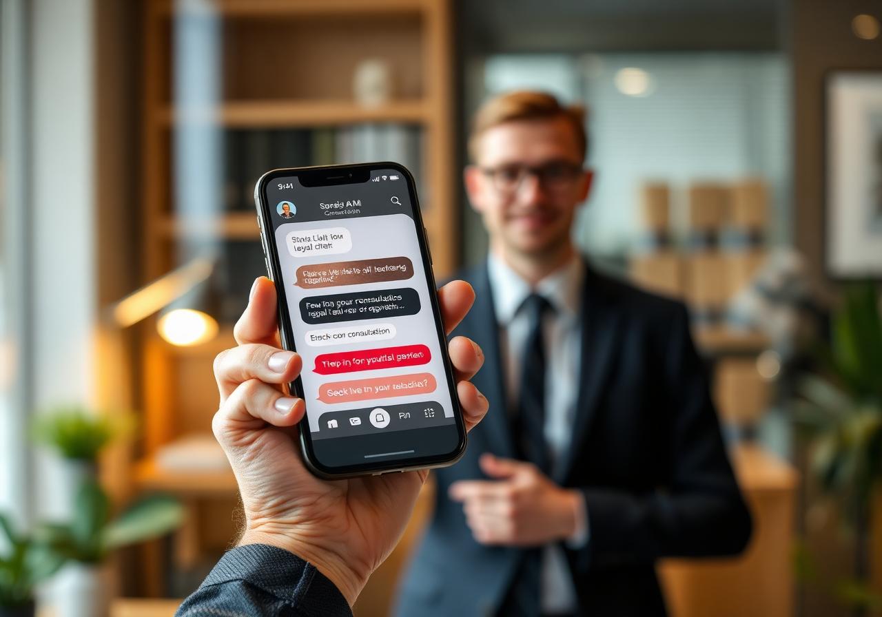 Risponda AI booking a legal client consultation